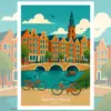 Amsterdam Reiseposter