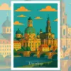 Dresden Reiseposter