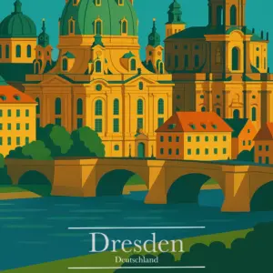 Dresden Wandbild