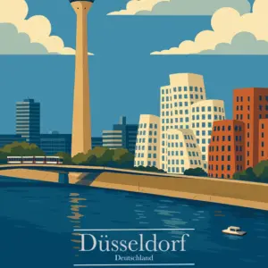 Düsseldorf Bild Poster