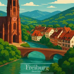 Freiburg Bild-Poster