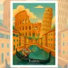 Italien Reisposter Wandbild