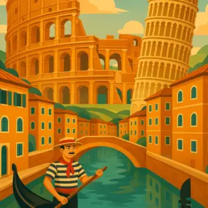 Italien Travelposter Download