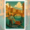 Italien Venedig Reisposter