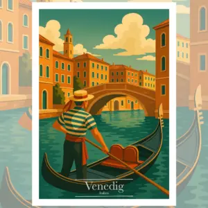 Italien Venedig Reisposter