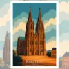 Köln Reiseposter