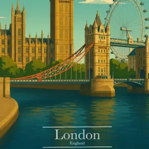 London Poster Bild