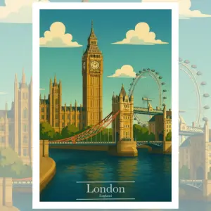 London Reiseposter