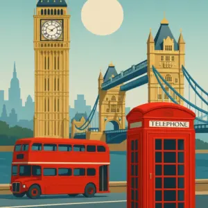 London Travel Poster