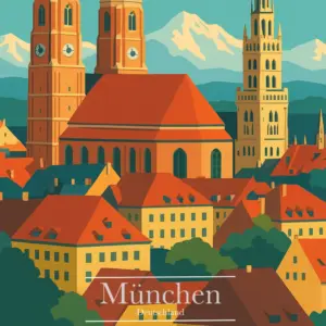 München Wandbild, Poster