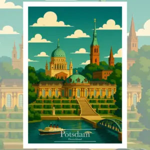 Reiseposter Potsdam
