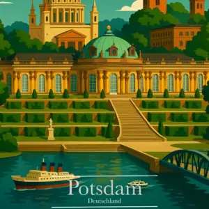 Potsdam Wandbild