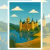 Schwerin Reiseposter