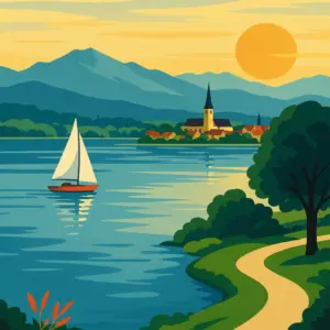 Tegernsee - Travelposter