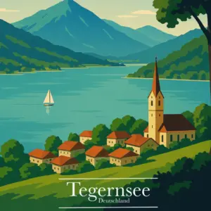 Tegernsee Wandbild Download